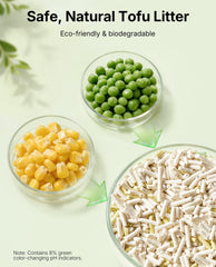PETKIT litiere tofu ingredients naturels: granulés naturels pour absorption efficace