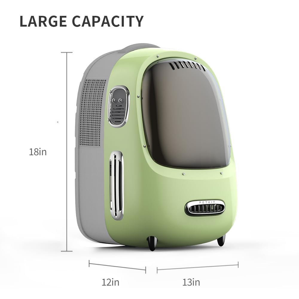 PETKIT sac chat ventilation nécessite une batterie externe non fournie.