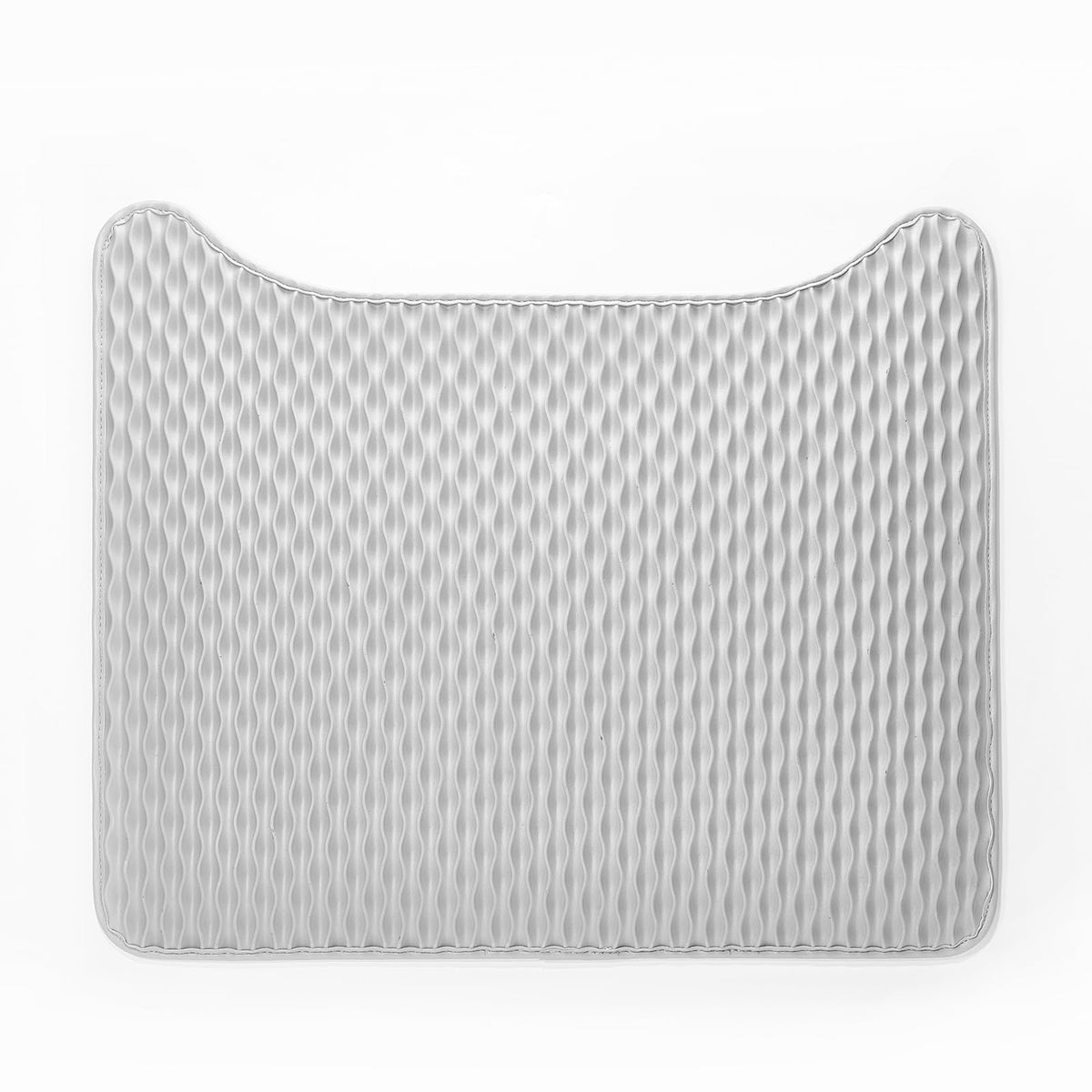 Tapis PETKIT antidérapant pour bac à litière, retient les grains et évite les glissements.