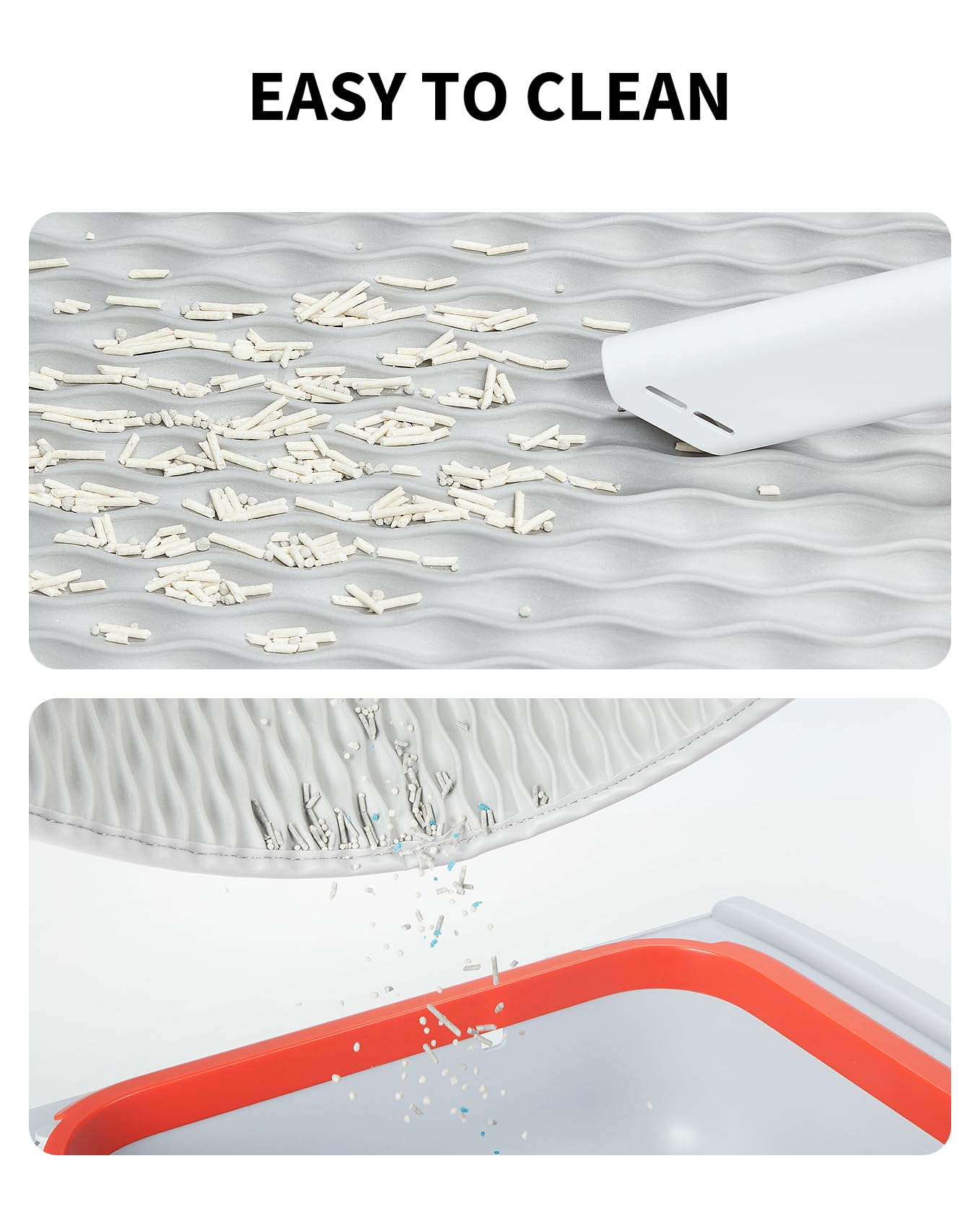 Tapis PETKIT nettoyage facile pour un entretien rapide après l'utilisation.