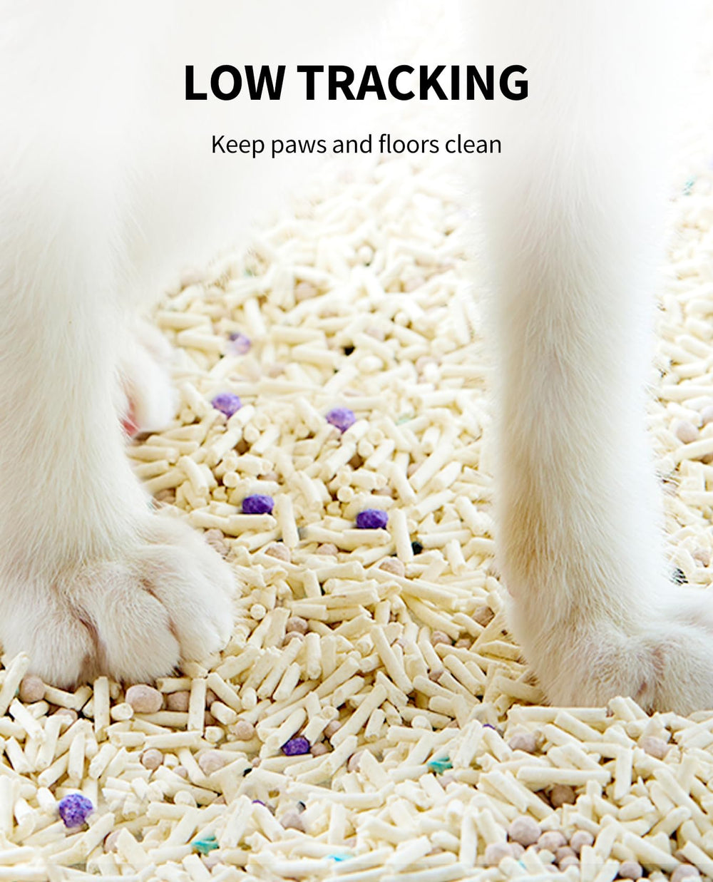 PETKIT ClumpPlus: grains plus gros reduisent les traces