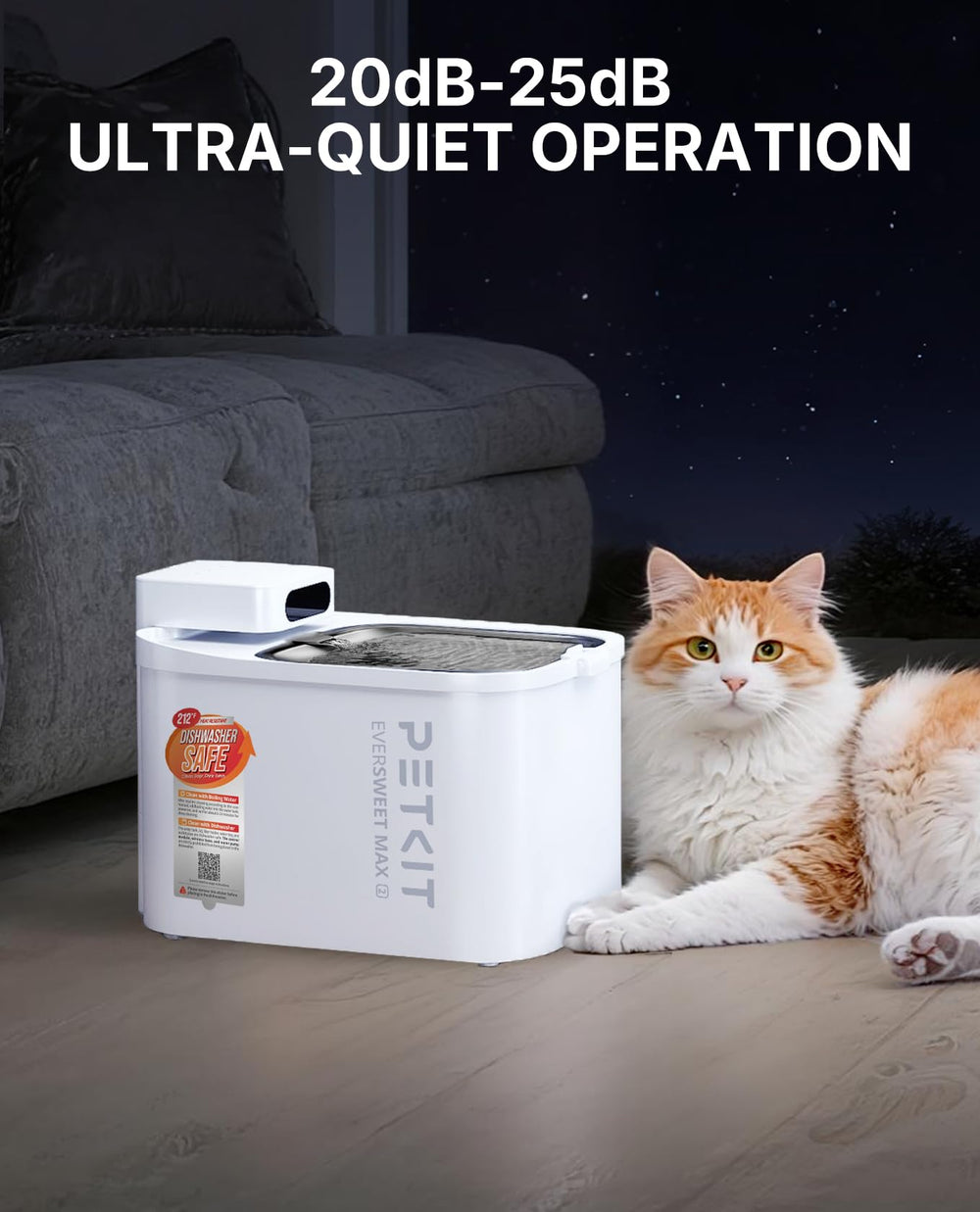 PETKIT utilisation animaux multiples, convient pour chats et chiens.