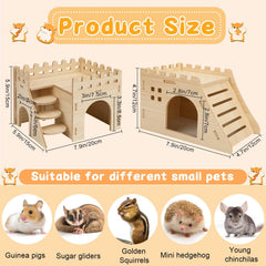 PetKnows cachettes etages interieurs: refuges variés pour hamster