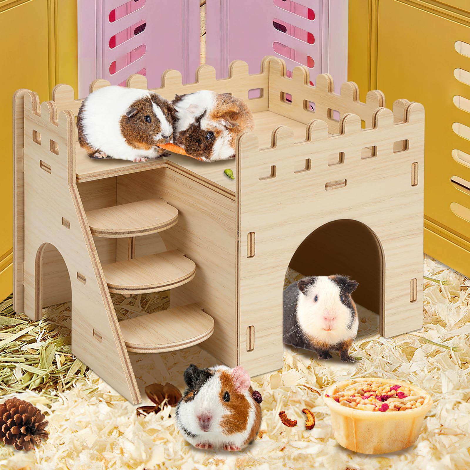Pack double PetKnows: deux maisons pour hamster