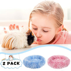 Lits PetKnows cobaye-hamster, surface pelucheuse et chaleur apaisante.