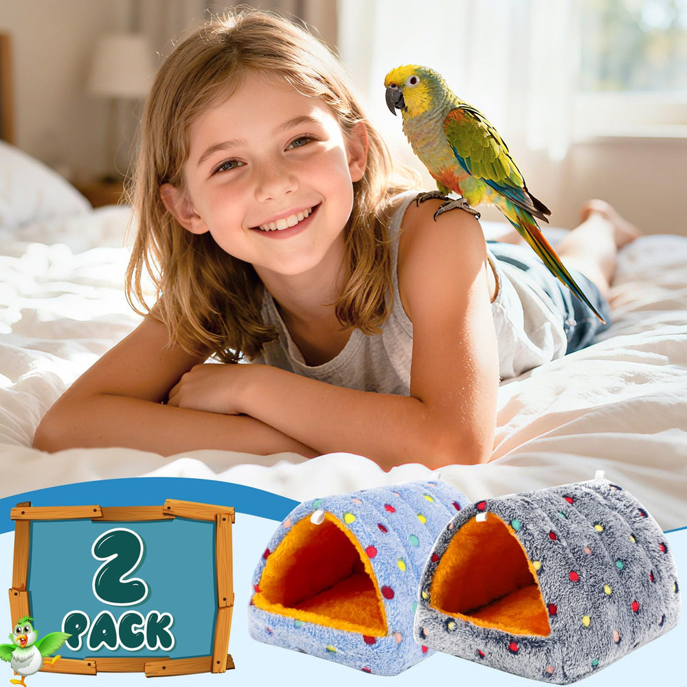Fixation PETKNOWS facile, accroche sûre en cage pour nid d'appoint.