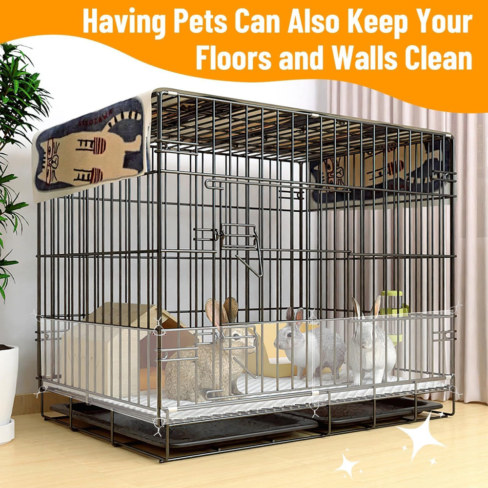 PETKNOWS protège-bords de cage taille 11-8x9-8 pouces: ajustement rapide
