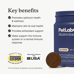 PetLab Co. 22 en 1 nutrition peau poil chien – routine bien-être.