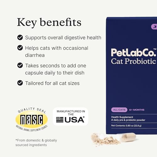 PetLab Co Probiotiques chat – utilisation quotidienne simplifiée.
