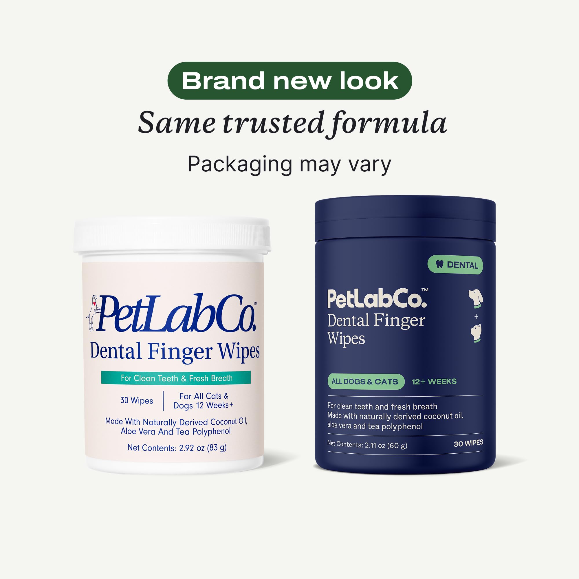 PetLab Co. lingettes pour haleine fraîche et propreté buccale chez chiens et chats.