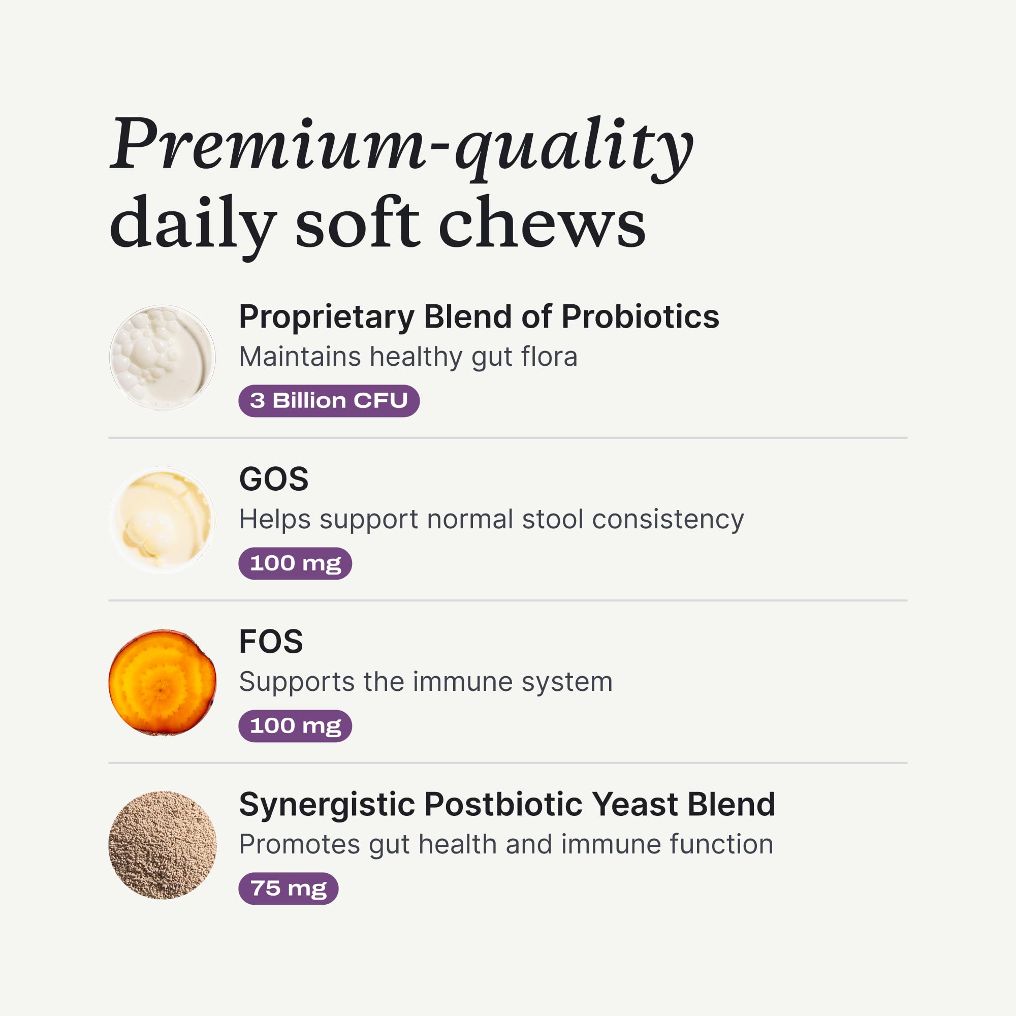 PetLab Co Probiotiques pour chiens: sachet prêt à l’emploi pour une routine digestive.