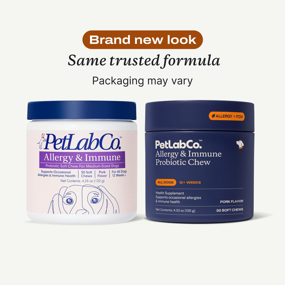 Bouchées PetLab Co. porc, aide digestion et équilibre intestinal chien.