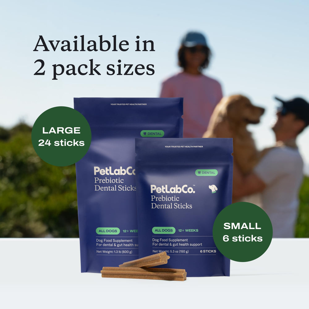 Réduction potentielle de plaque et tartre avec PetLab Co. Sticks.
