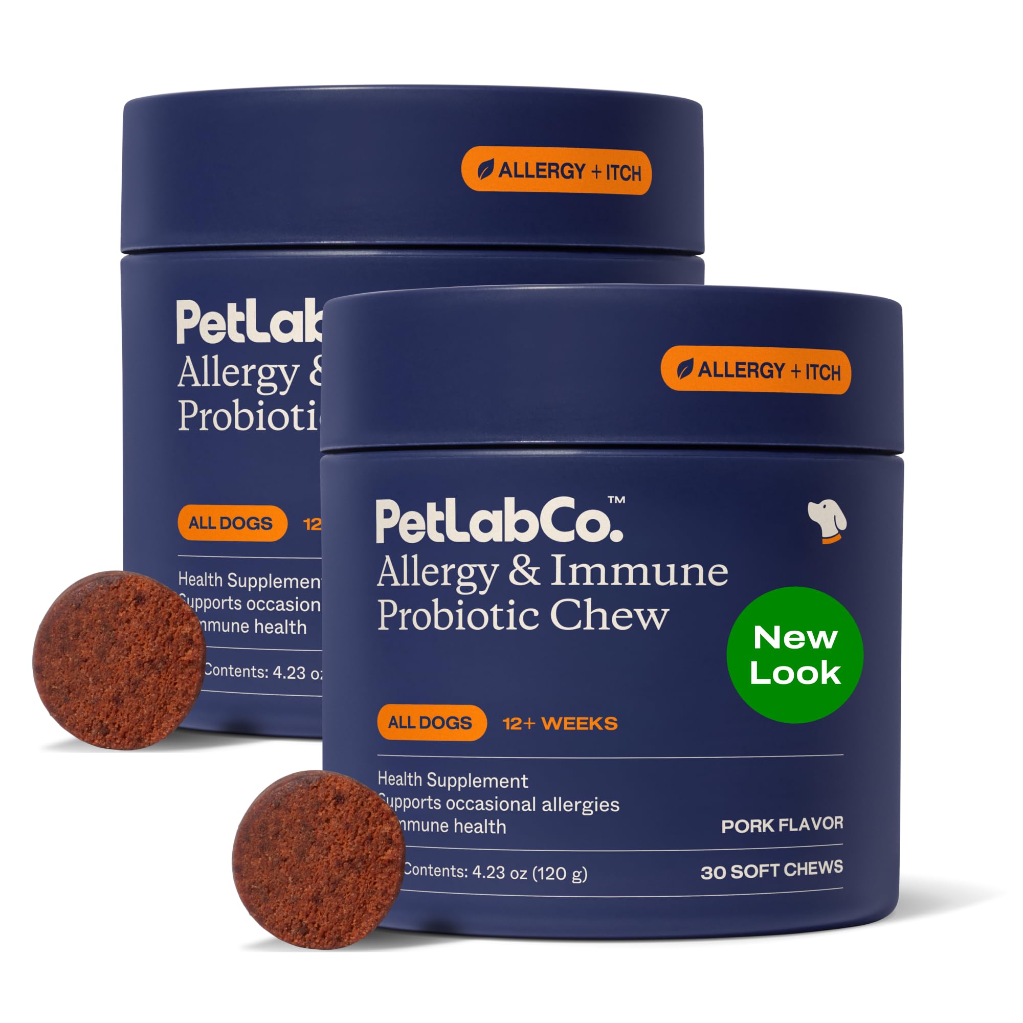 PetLab Co Probiotiques chiens – flacon – soutient équilibre intestinal et immunité.
