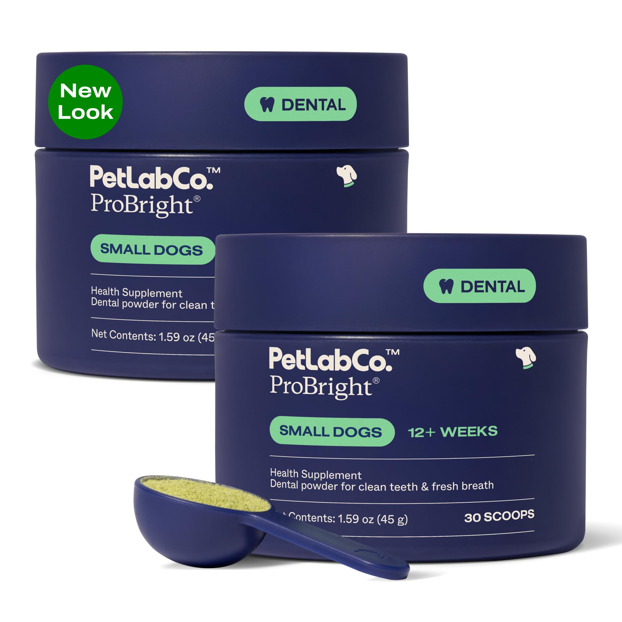 PetLab Co ProBright Poudre Dentaire: usage quotidien pour une haleine plus fraîche.
