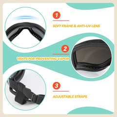 PETLESO lunettes chien design mode, look tendance pendant les sorties.