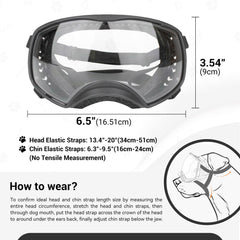 Idéal en voiture, les lunettes PETLESO protègent les yeux lors des trajets.