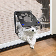 PETLESO porte-chien pour porte-écran ouverture pratique pour petits chiens et chats.