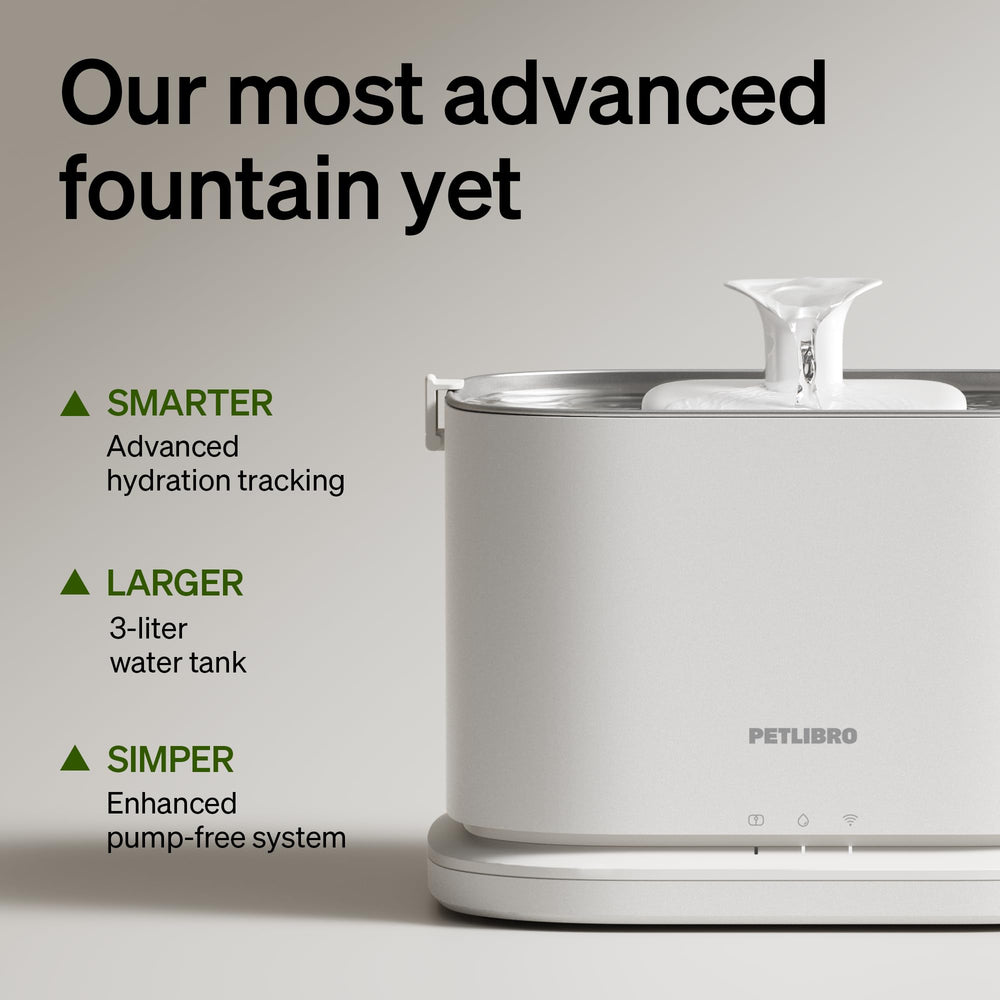 PETLIBRO bac-inox-fontaine-chat: plateau hygiénique et lave-vaisselle compatible.