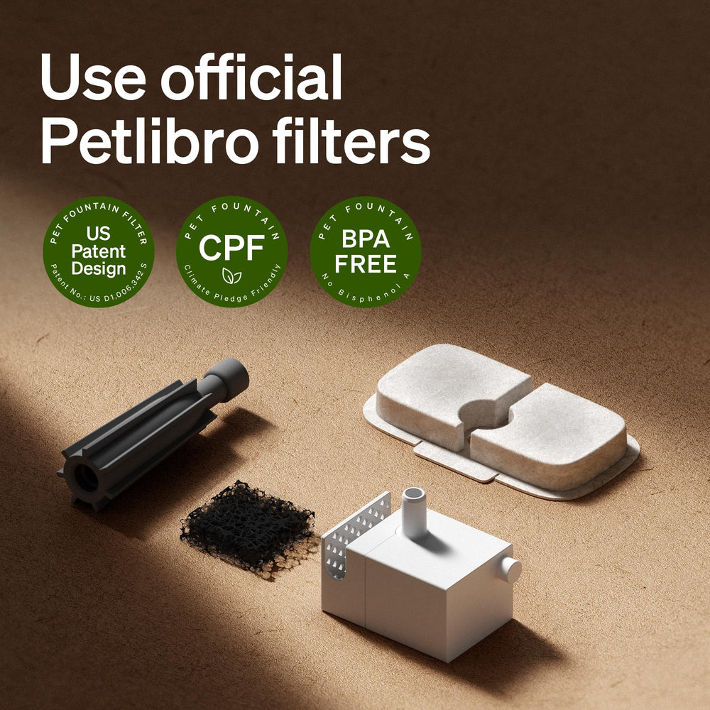 Filtration active PETLIBRO Dockstream pour débris et odeurs maîtrisés.
