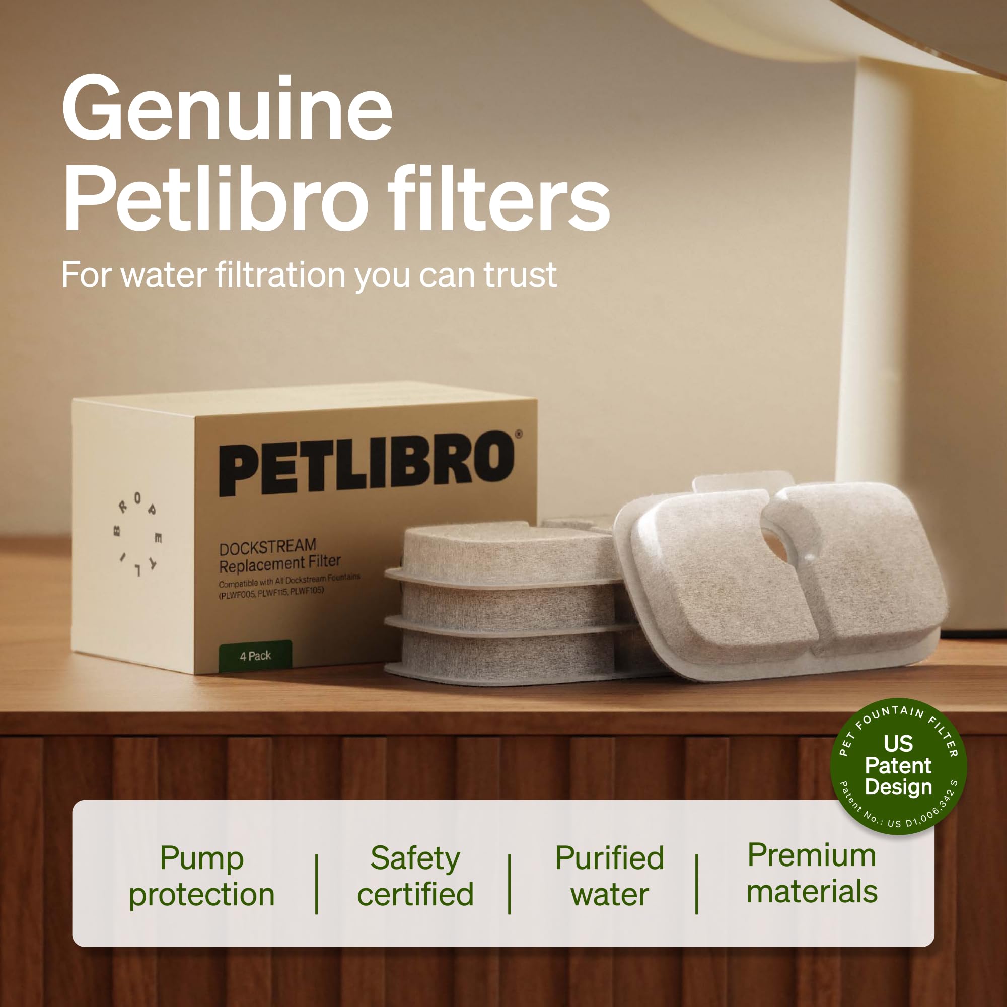 Filtre PETLIBRO fontaine chat – matériaux sûrs pour hydratation.