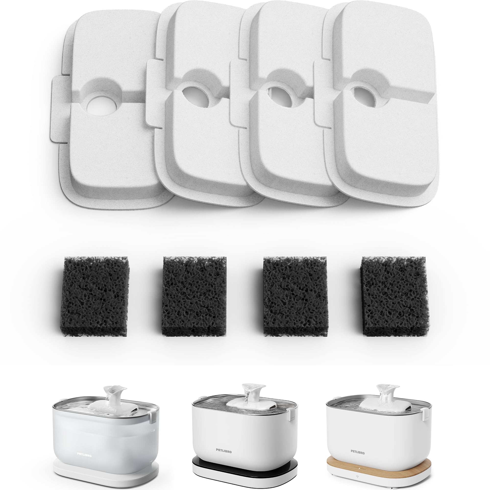 Filtres PETLIBRO Dockstream dans la boite, pret a remplacer pour une eau fraiche