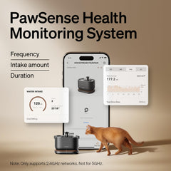 Vue de l’application PETLIBRO pour surveillance de l’hydratation du chat.