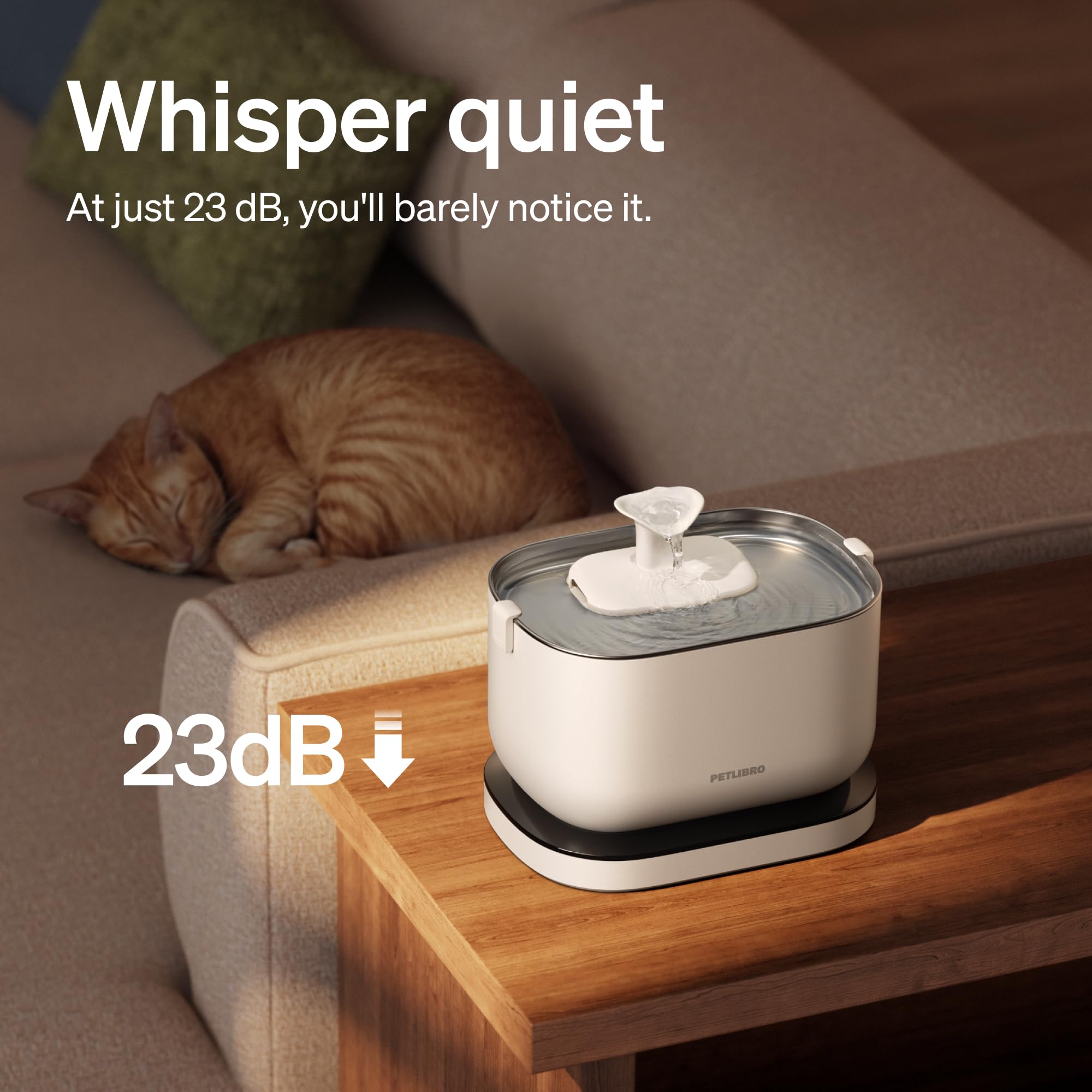 PETLIBRO fontaine filtration verticale, eau plus fraîche pour votre chat