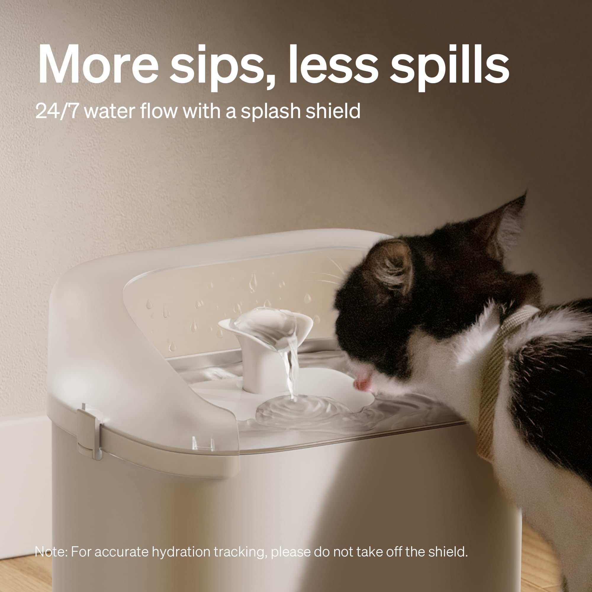 Niveau d’eau visible grâce à l’indicateur intégré