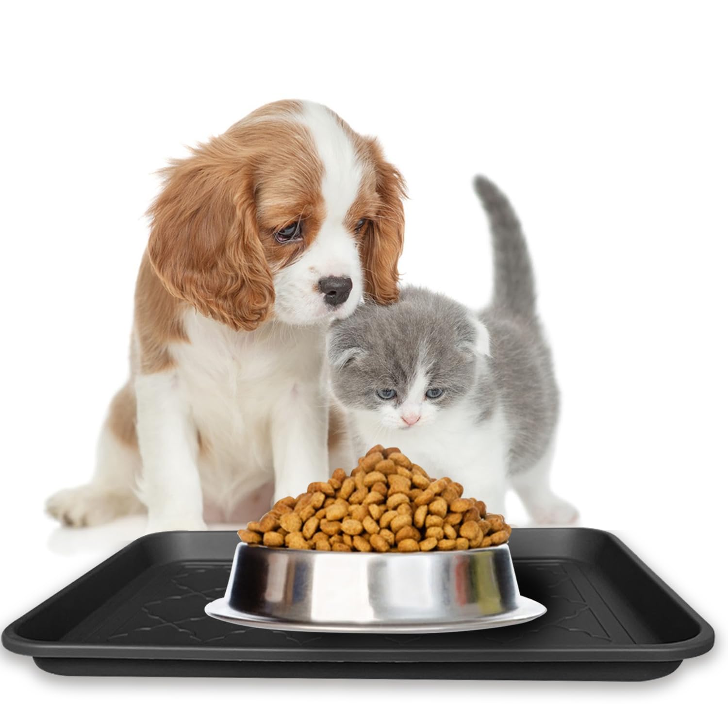 PetLike tapis-alimentation-animaux: tapis solide, sûr pour les repas de vos compagnons.