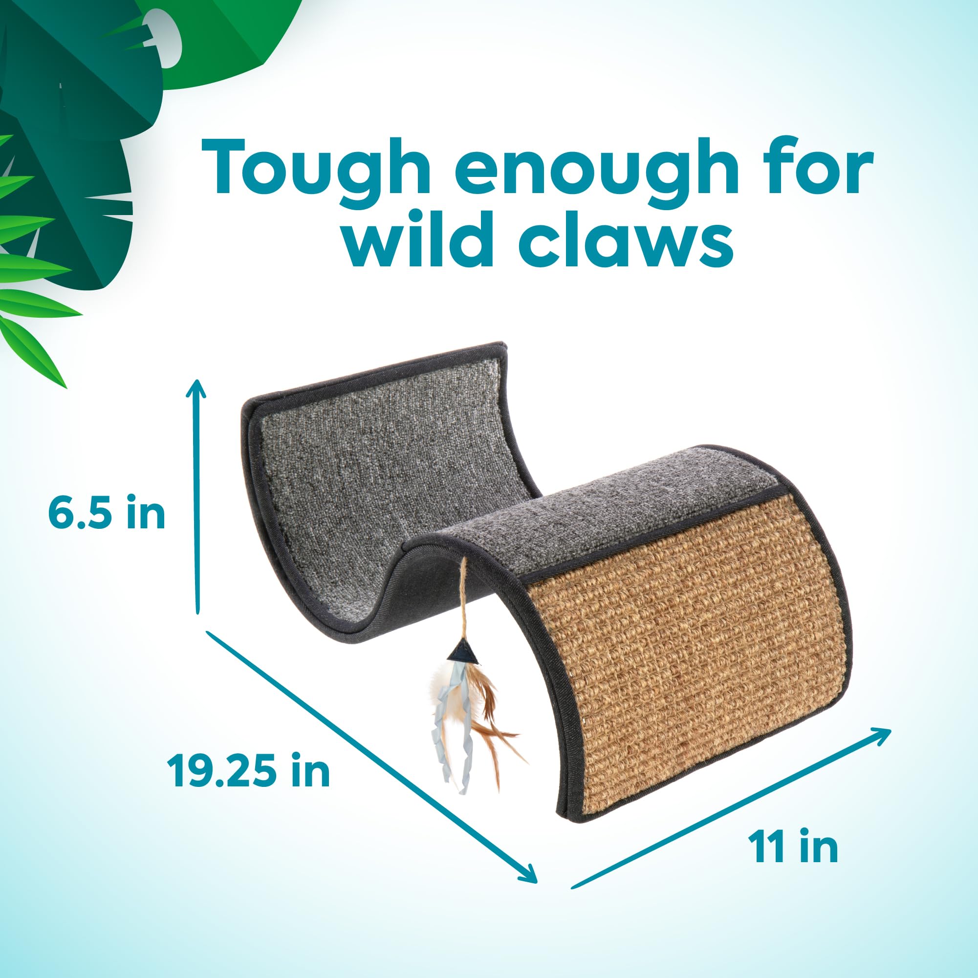 Petlinks Dream Curl: surfaces mixtes tapis et sisal pour satisfaire les griffes.