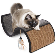 Petlinks Dream Curl: griffoir avec tapis et sisal pour griffer et étirer les muscles.