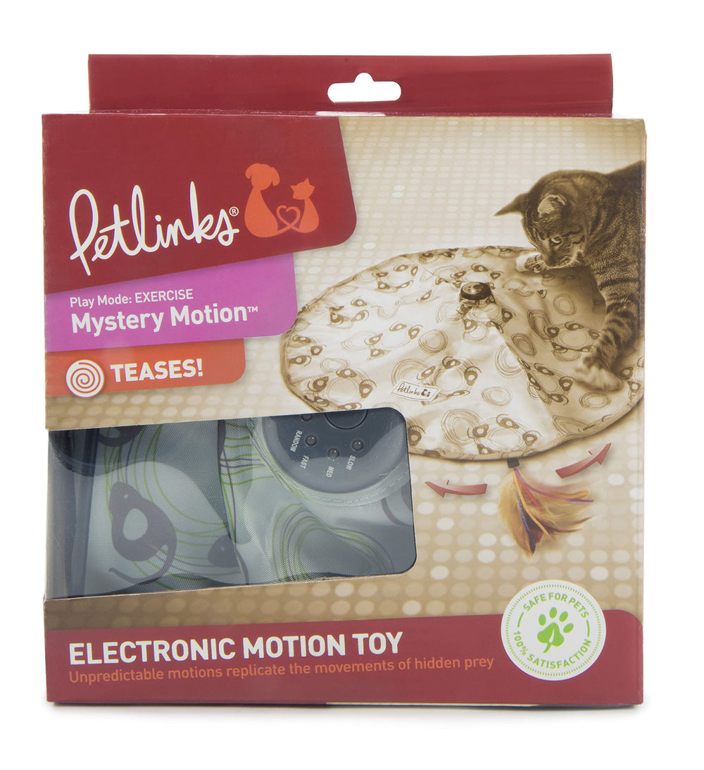 Base de commande Petlinks Mystery Motion montrant les vitesses réglables
