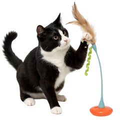 Le Petlinks Tippy Teaser, jouet plume auto-équilibrant pour chat