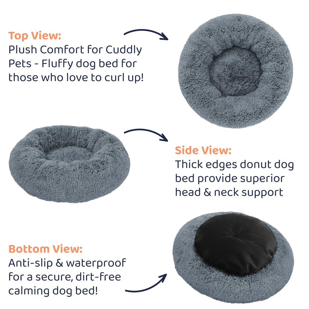 Utilisation polyvalente du lit Donut Petloox dans le salon.