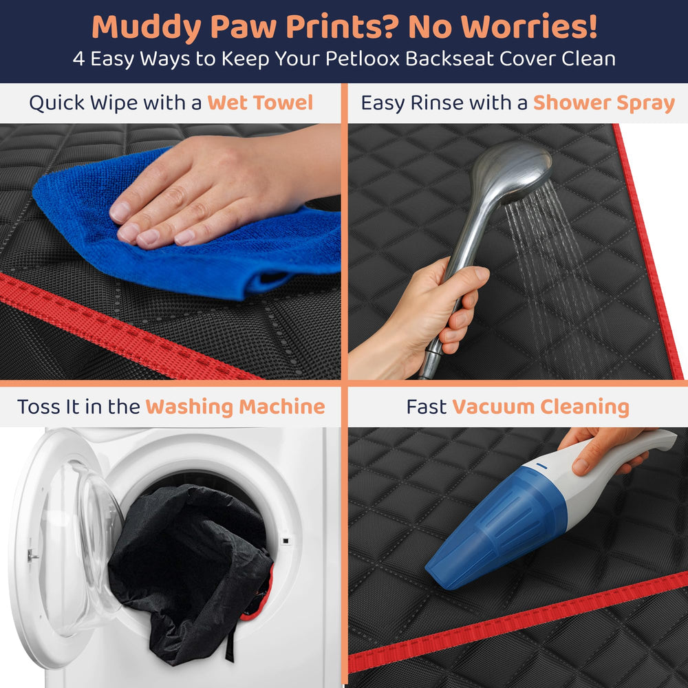 Petloox impermeable-chien-arriere résiste aux éclaboussures.