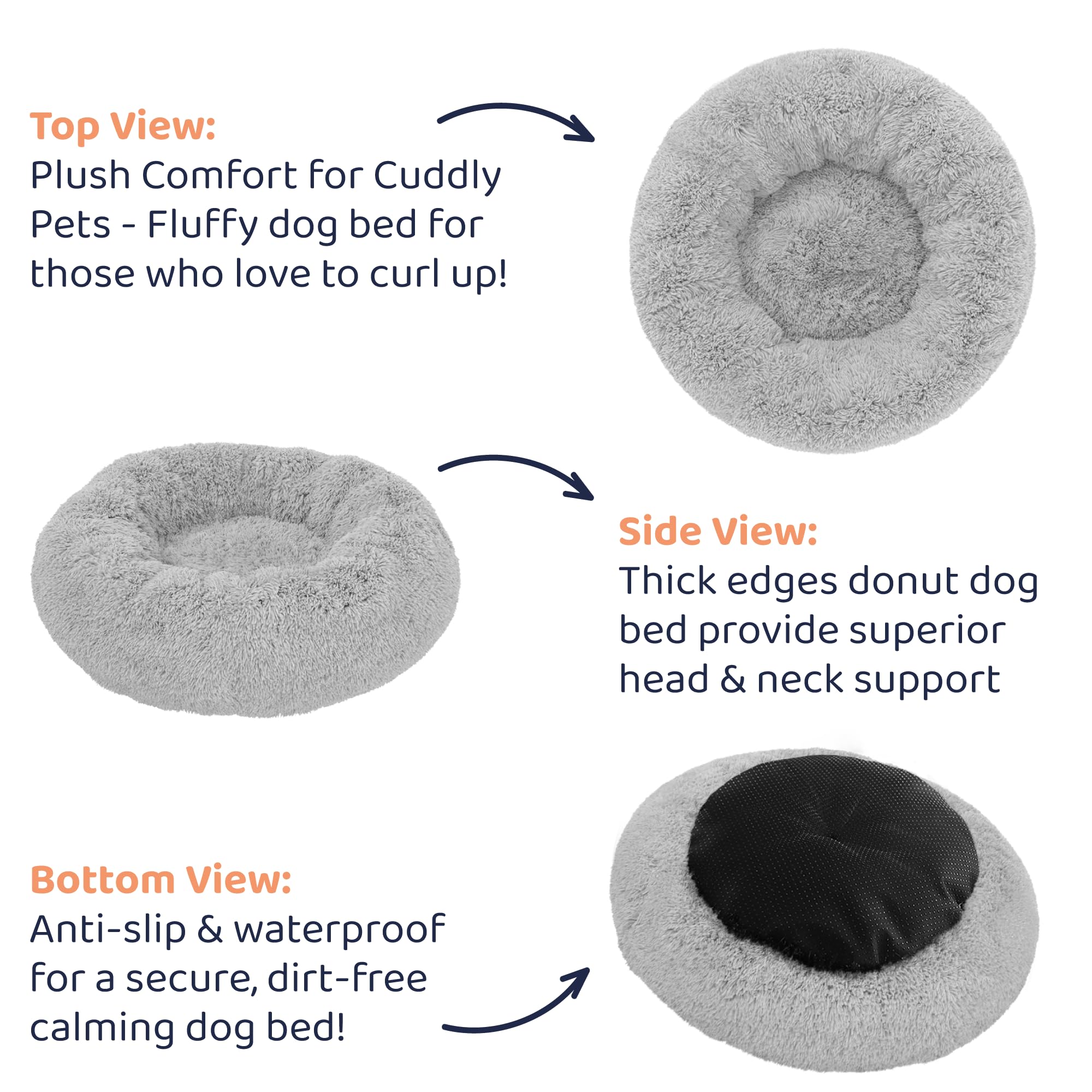 Petloox Nid Donut chien durable matériaux résistants