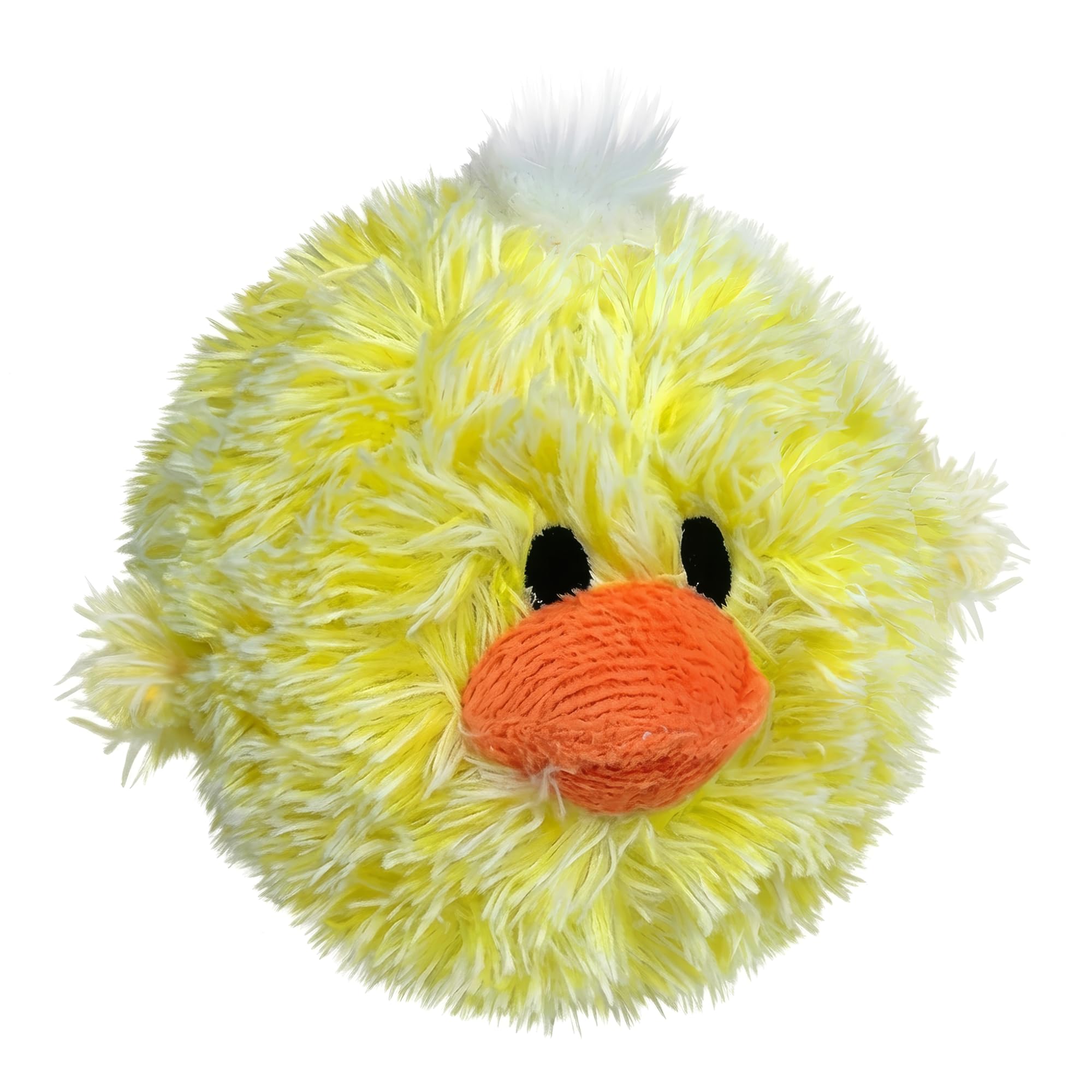Peluche Dogz Pet Lou 4 pouces poussin jaune siffleuse, idéal pour jeux intérieurs.
