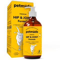 PETMADE Supplément hanches et articulation, flacon liquide facile à ajouter aux repas