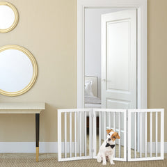 Barrière PETMAKER pour chien en intérieur, sécurité discrète.