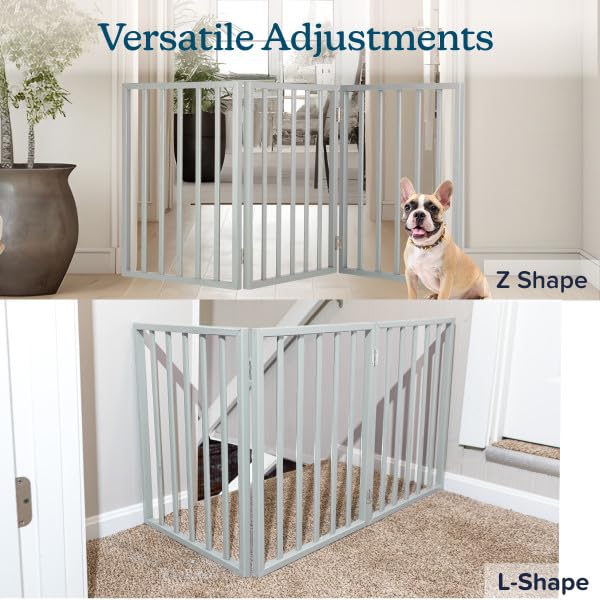 Barriere PETMAKER 33-46 pouces, ajuste pour grandes ou petites ouvertures.