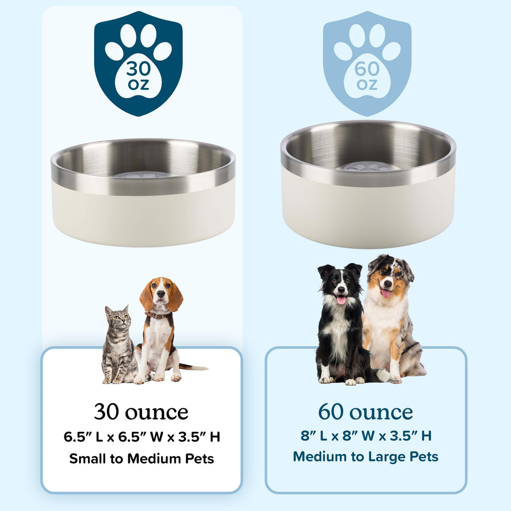 PETMAKER: double paroi maintient température des repas.