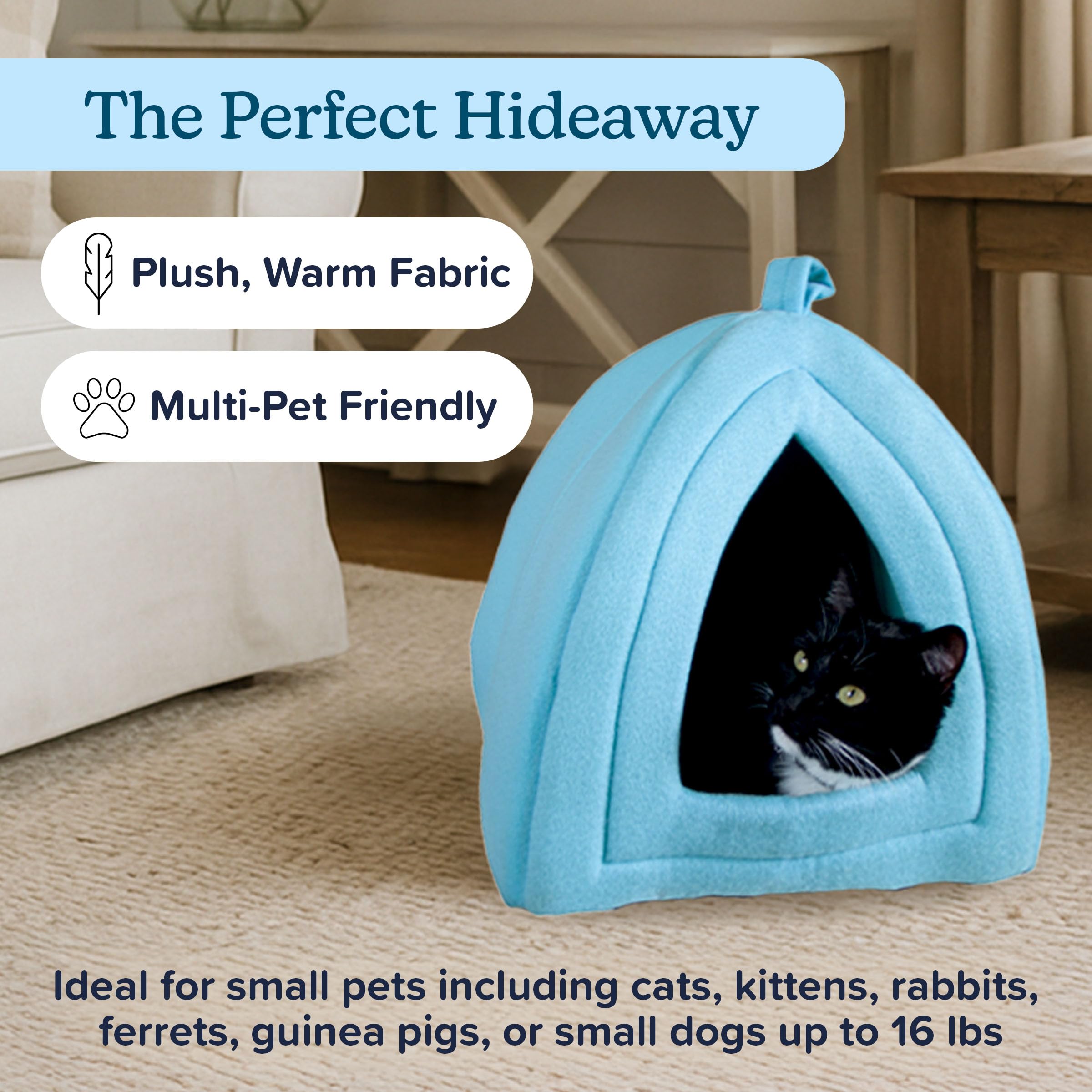 PETMAKER Coussin-mousse-amovible pour entretien facile et confort durable.