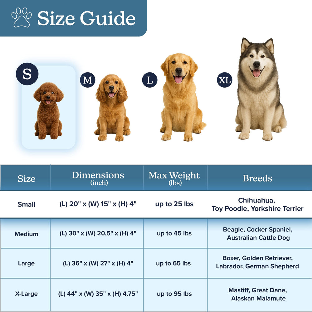 PETMAKER dimensions 20x15 pouces, adapté aux petits chiens jusqu'à 9 kg