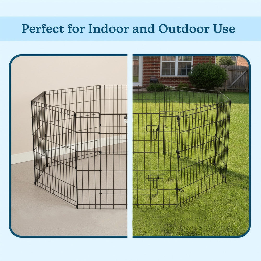 PETMAKER Enclos pliable — rangement compact et transport facile