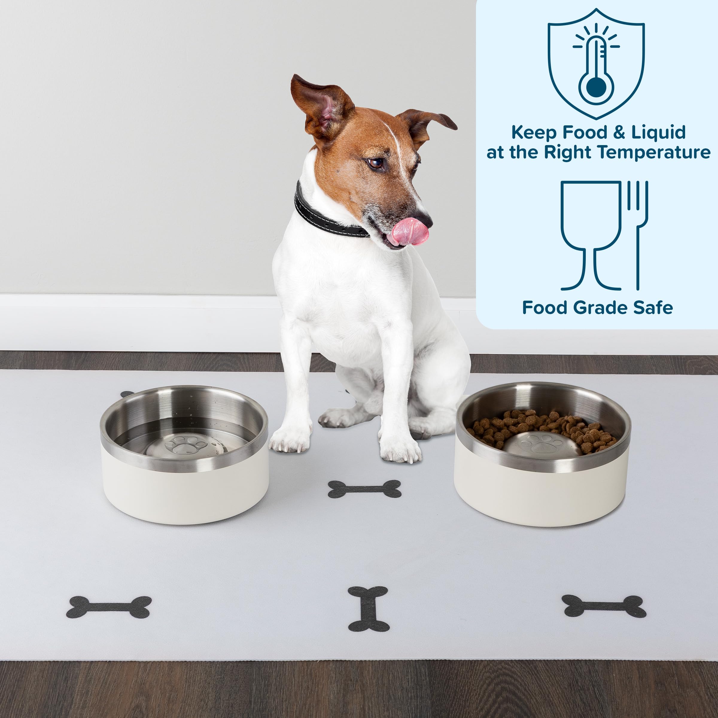 PETMAKER matériau inox alimentaire durable et résistant à la corrosion.