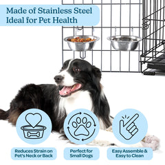 Bol surélevé PETMAKER pour alimentation, réduction du besoin de se pencher.