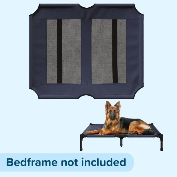 Housse PETMAKER bleu marine adaptée à usage intérieur et extérieur.