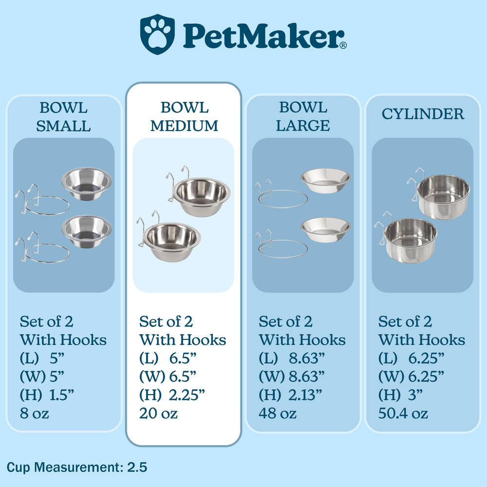 Matériau inox et fer chromé PETMAKER, résistance à la rouille et longévité.
