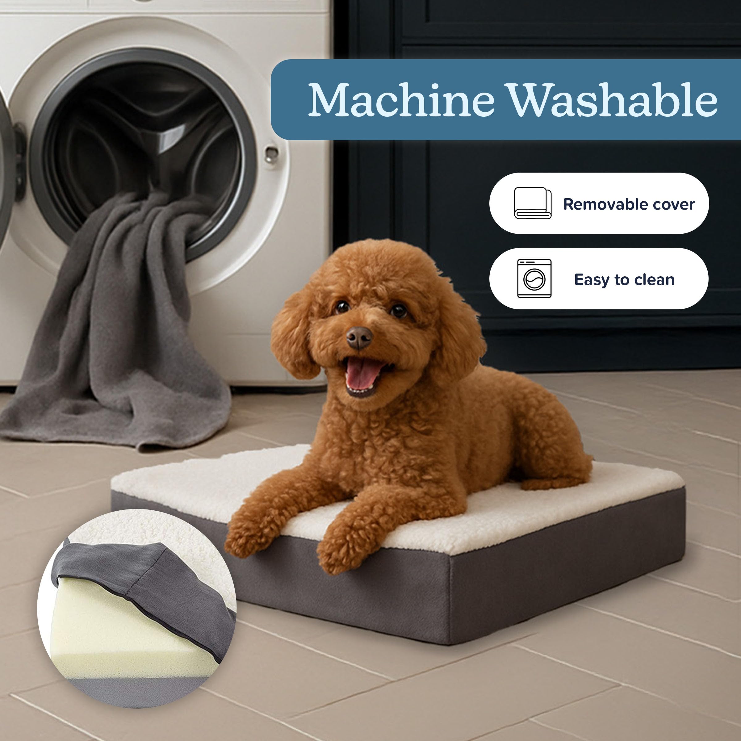 PETMAKER mousse haute densité en surface pour un confort maximal lors des repos